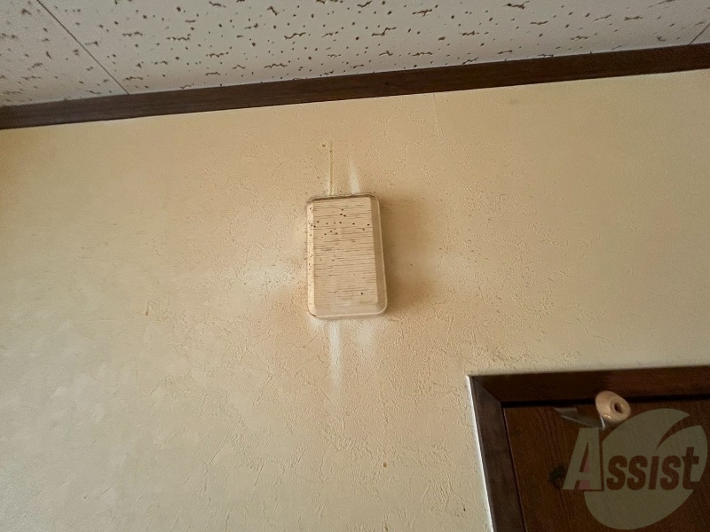 セキュリティ　来客時にはこちらのチャイムが鳴りますよ。