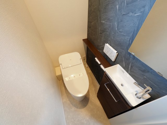 上ノ島町2丁目貸家のトイレ写真