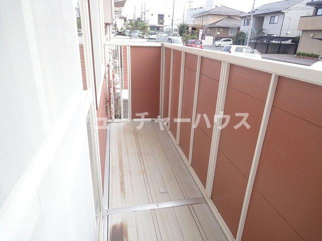 バルコニー　落ち着いた時間を過ごせるバルコニーです