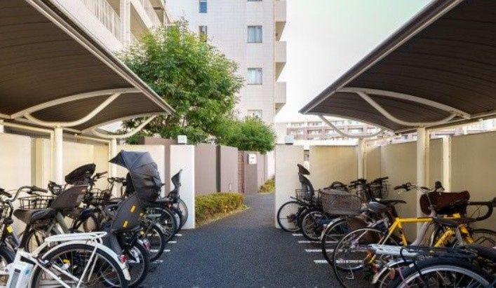 駐車場　駐輪場です。