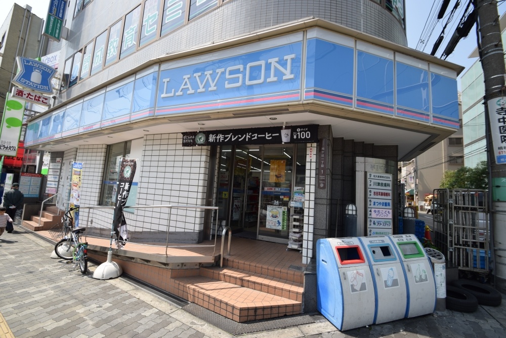 コンビニ　ローソン桃谷駅前店（コンビニ）まで479m
