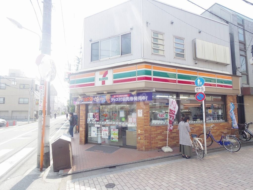 コンビニ　セブンイレブン柴又駅前店（コンビニ）まで400m