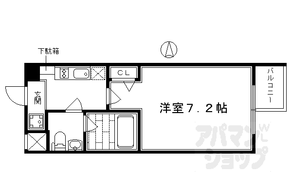 プレサンスNEO京都烏丸の間取り写真