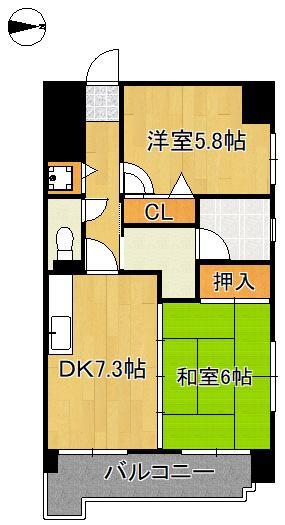 ライオンズマンション青山第3の間取り写真