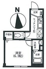 ＪＲ埼京線 浮間舟渡駅 徒歩8分 3階建 築14年の間取り写真