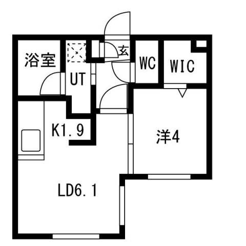 プレシャス北17条の間取り写真
