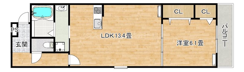 フジパレス堺百舌鳥梅町の間取り写真