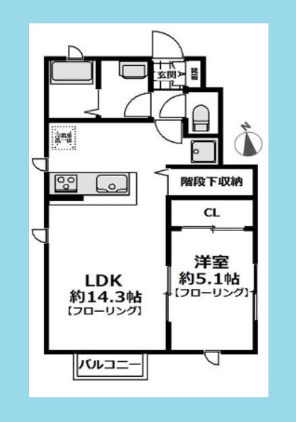 ヴィラ ソネットの間取り写真