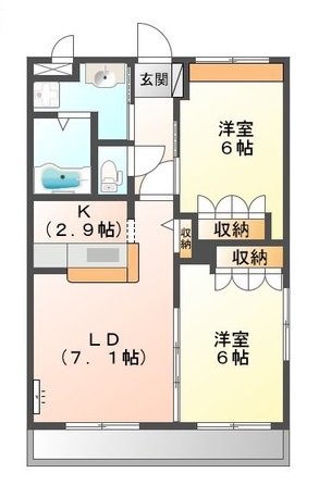 カサ　フェンテの間取り