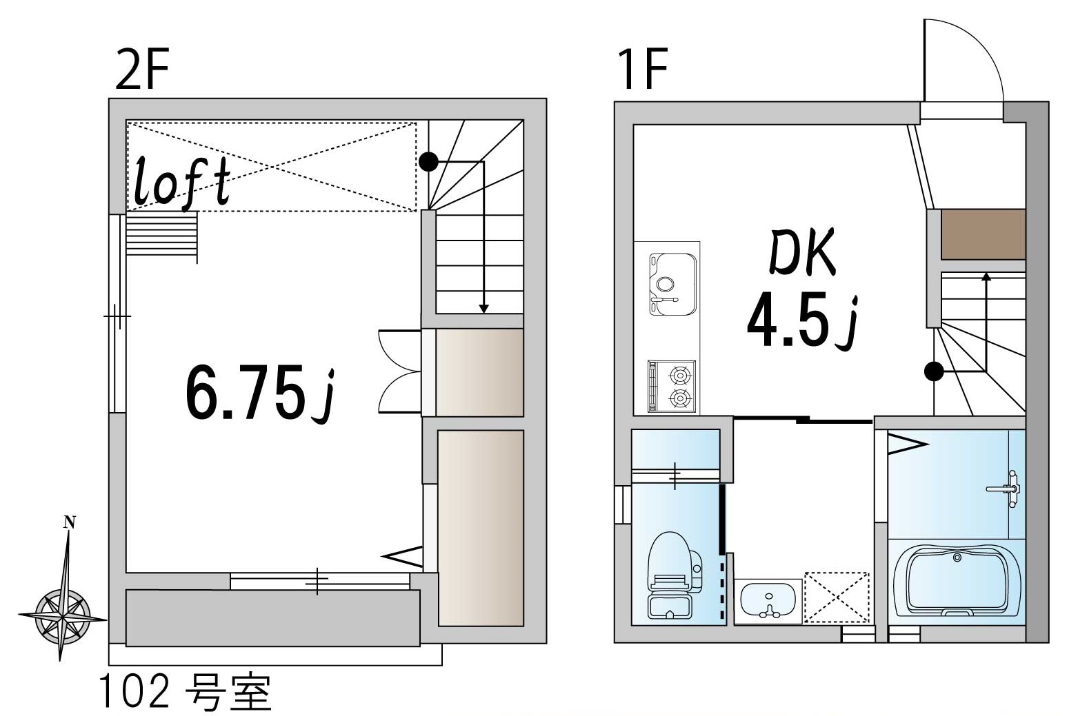 メルヴェーユIの間取り