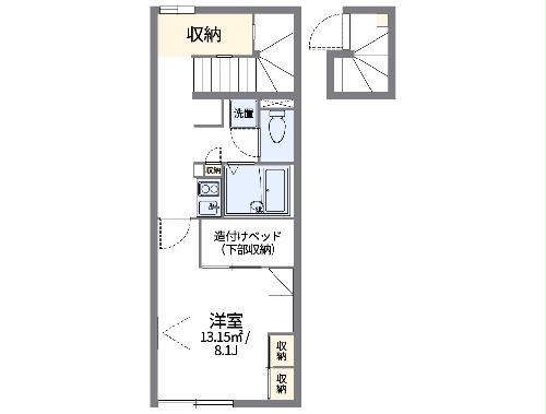 レオパレス揖保川IIの間取り