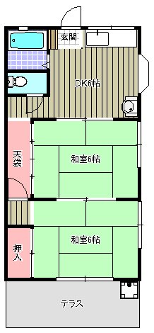 第３コーポ吉岡の間取り