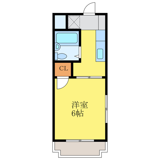 清水ハイツの間取り