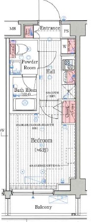プレールドゥーク元住吉の間取り写真