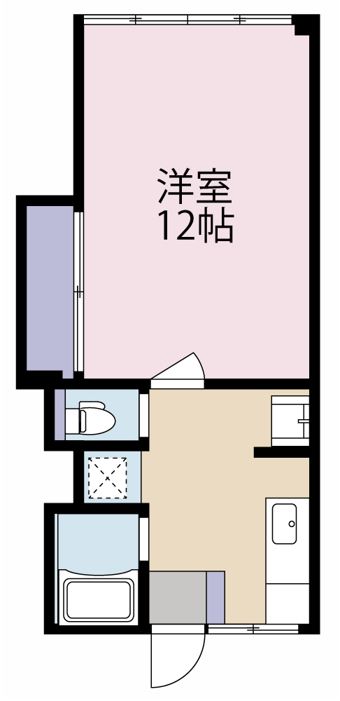 田内マンションの間取り