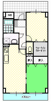 エスポワール栗原の間取り