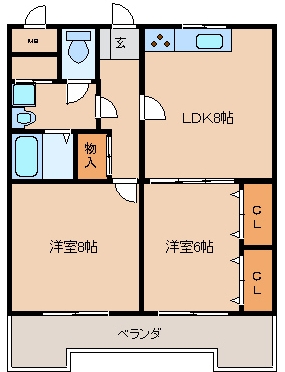 鎮西産業ビルの間取り