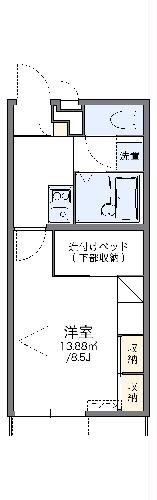 レオパレス良栄の間取り