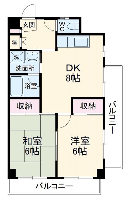 神奈川県横須賀市衣笠栄町３（マンション）の賃貸物件の間取り