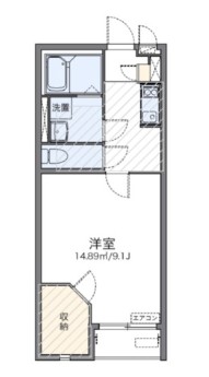 横浜市保土ケ谷区仏向町のアパートの間取り