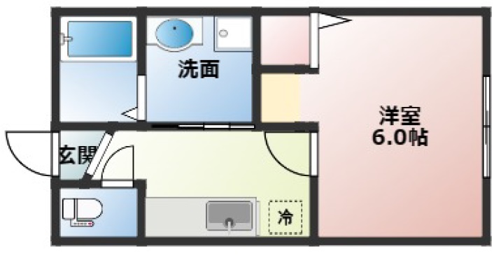 【姫路市勝原区熊見のアパートの間取り】