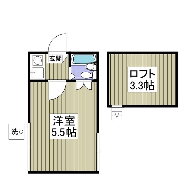 ヴィレイル高松の間取り