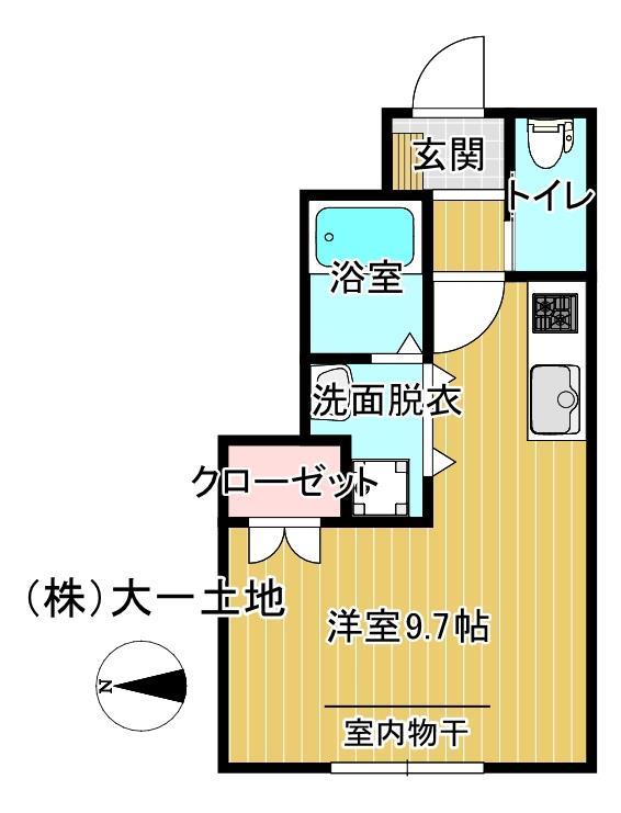 ル・メイユール東宮野目　Ｂ棟の間取り