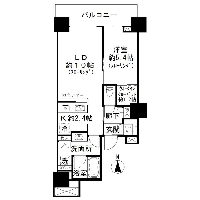 ベイクレストタワーの間取り