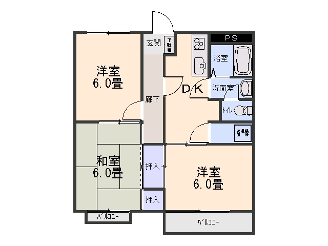 フェリーチェハウス石倉の間取り