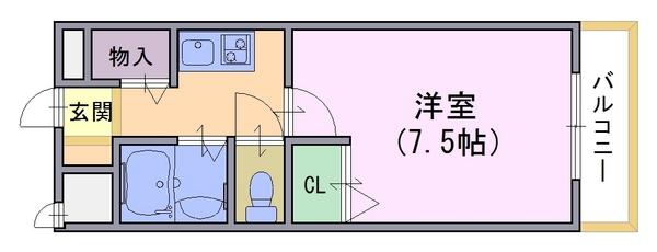 ルシエルの間取り