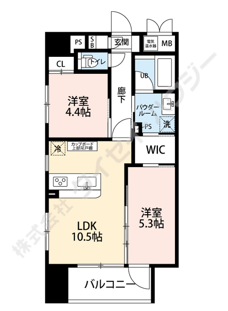 セントフィールド一番町の間取り