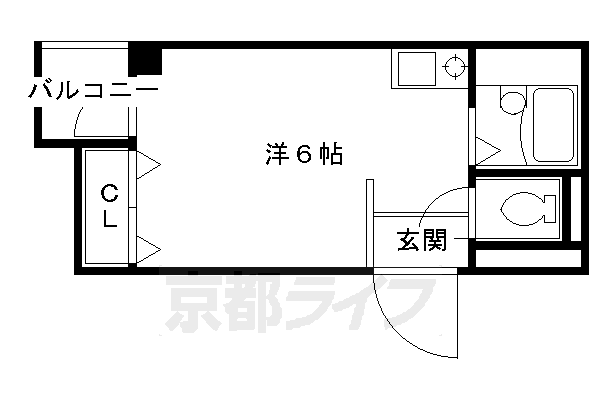 グラヴィ西大路の間取り