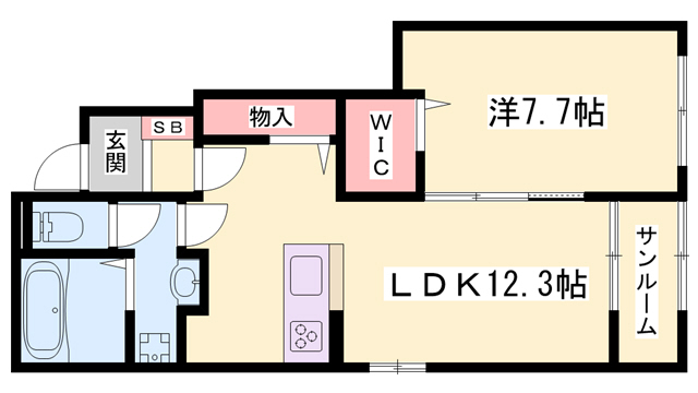 アンテロープIIの間取り