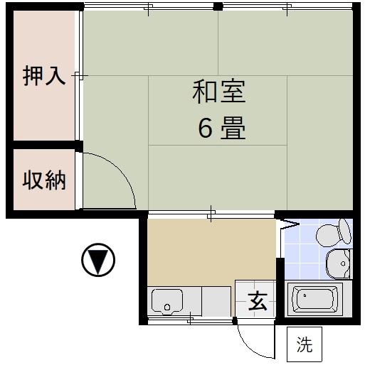 第一コーポ中島の間取り