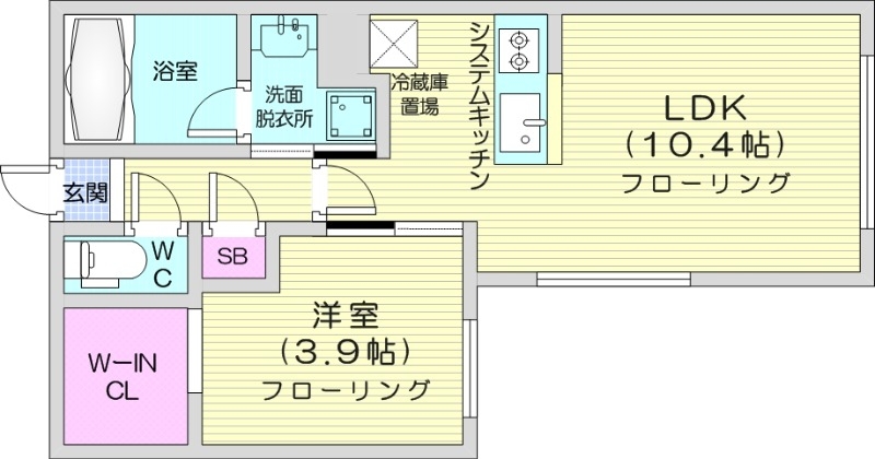 ステージア裏参道の間取り