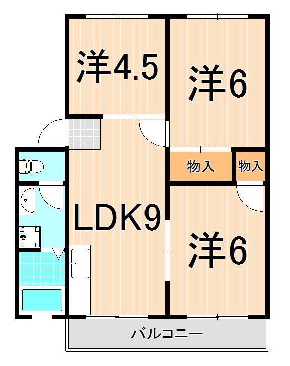 ジュピター兼六の間取り