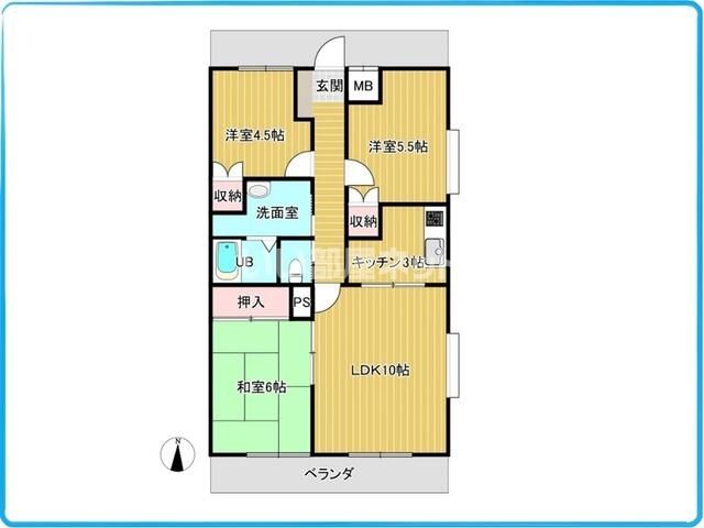 コージィコート中村の間取り