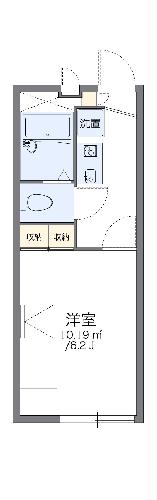 レオパレスカレンコートの間取り