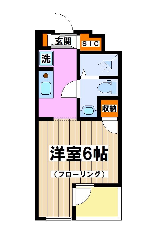 三鷹市下連雀のマンションの間取り