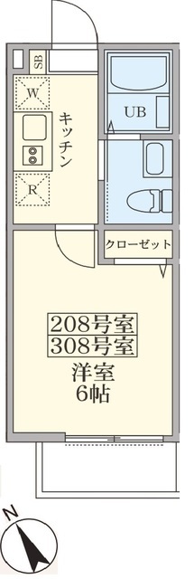 【Ｃｈａｔｅａｕ　Ｌｉｆｅ　新杉田Iの間取り】