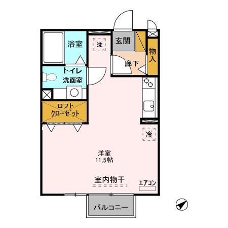 シャルマン IIＡＢＣＤの間取り