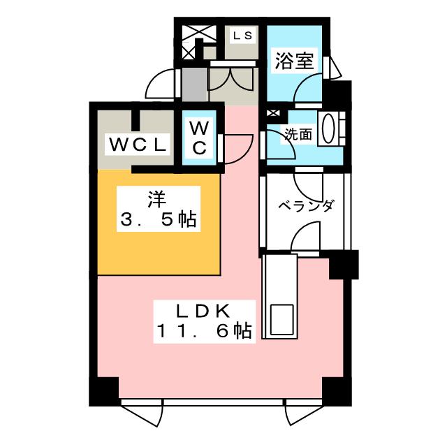 レジデンスＴ・Ｌ庄内通の間取り