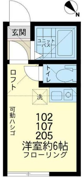 ユナイト小机ジョセフ・チェンバレンの間取り