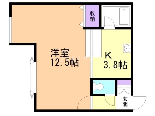 ルート医大前　Ｃ棟の間取り