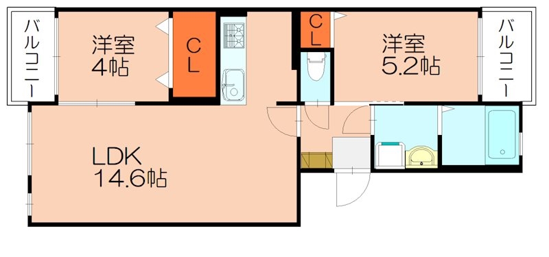 アドヴァンスコート博多の森の間取り