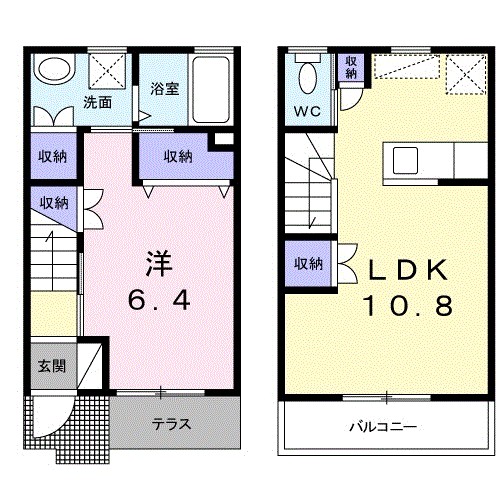 プレイスウッドの間取り