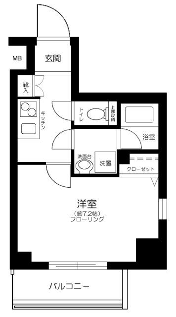 練馬区練馬のマンションの間取り