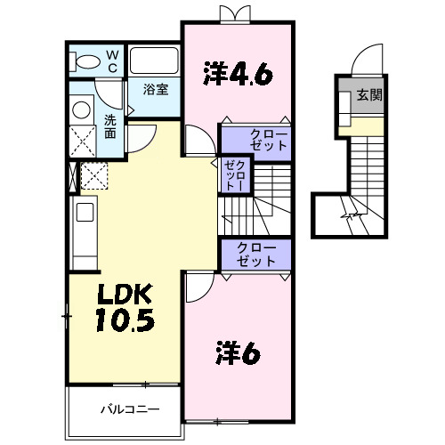 アルバプラシードIIの間取り