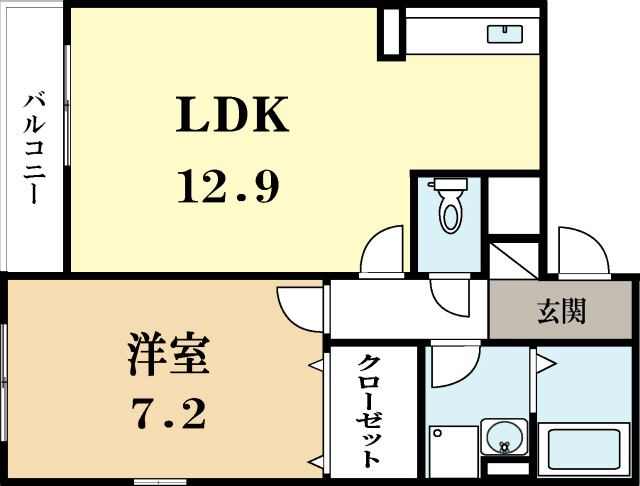 アビタシオン2の間取り