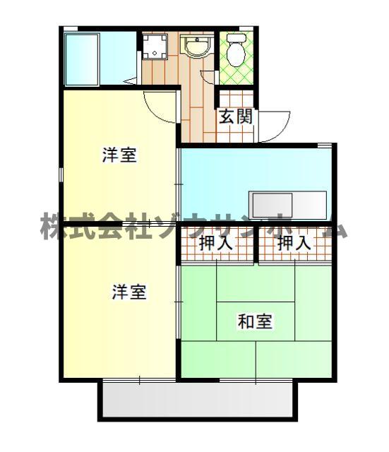 宿内グリーンタウンの間取り